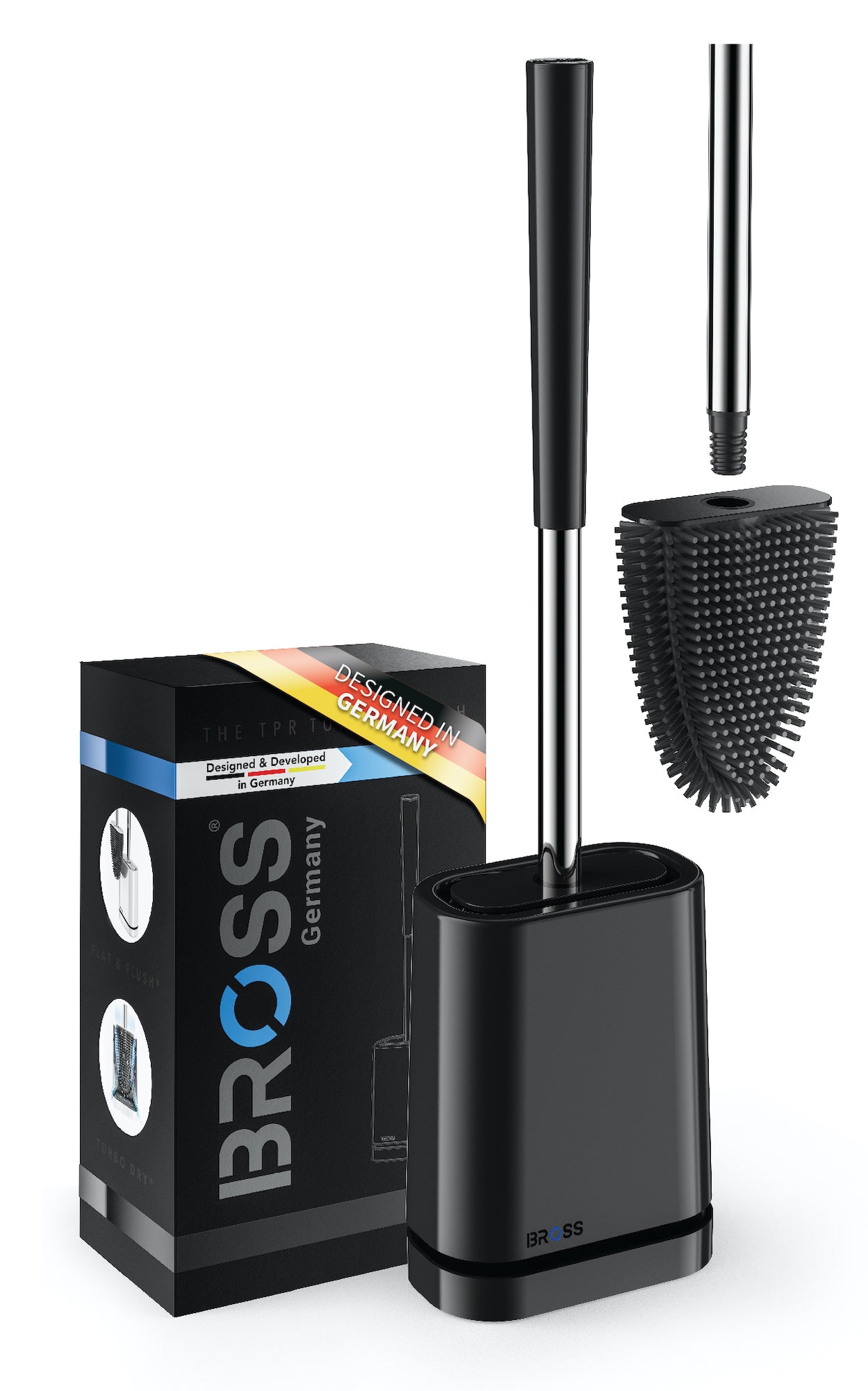Klobürste Silikon BROSS® Premium