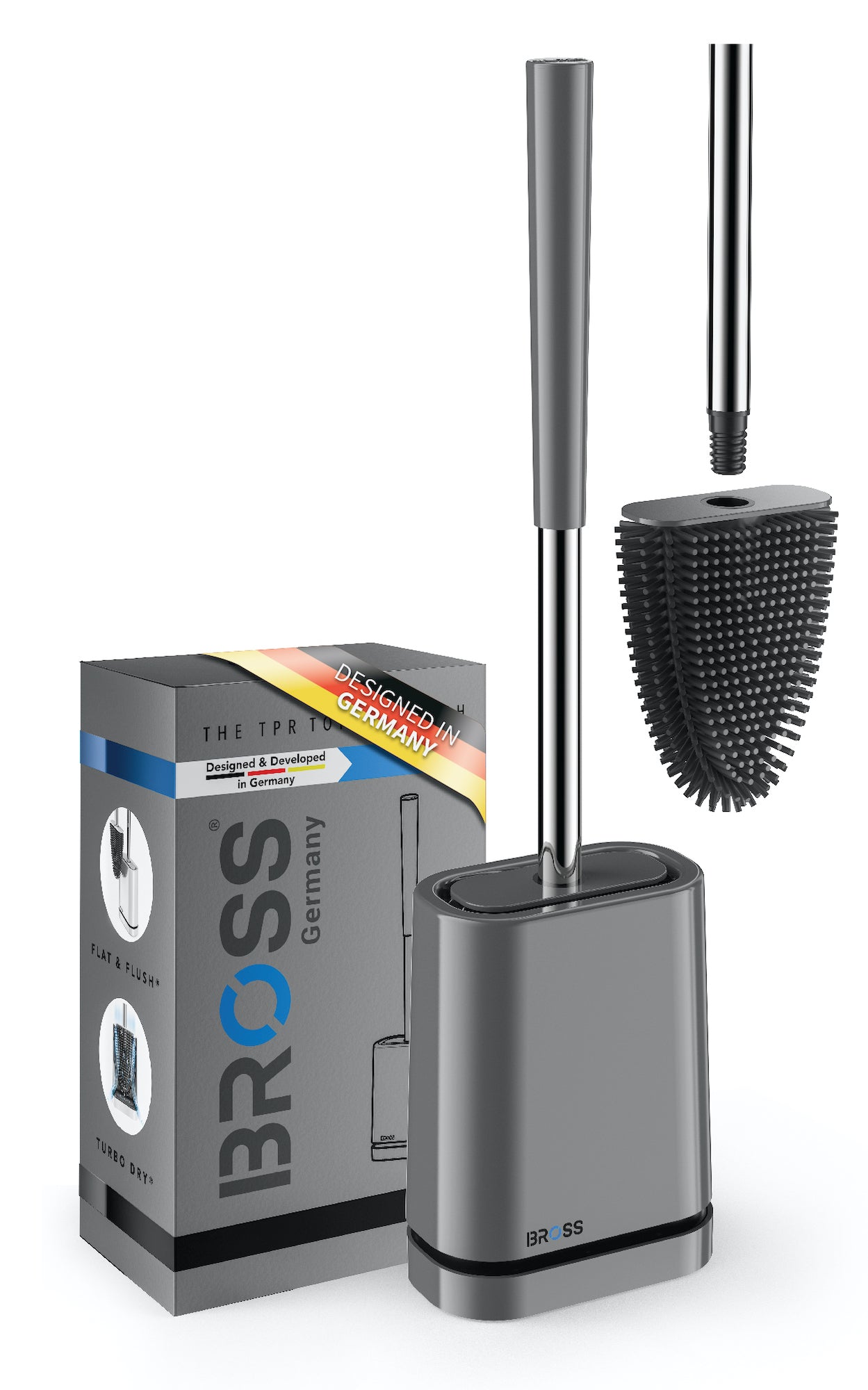 Klobürste Silikon BROSS® Premium