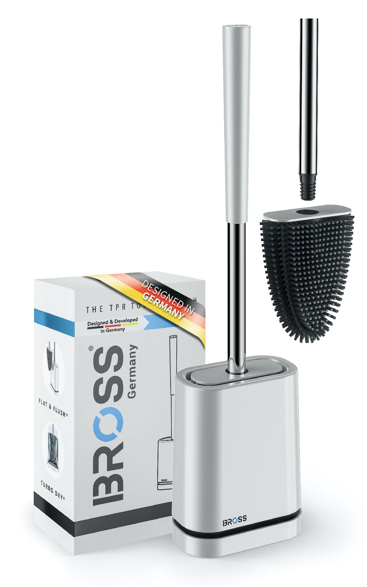 Klobürste Silikon BROSS® Premium